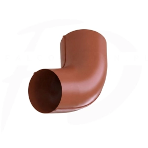 Kolano rury spustowej stalowe ⌀ 100 firmy KROP kolor ceglasty